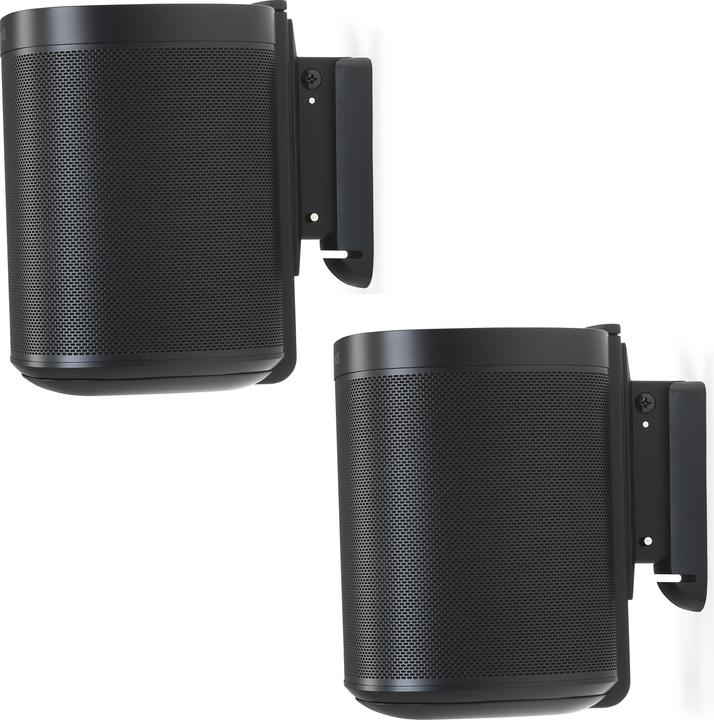 Actual product image Flexson Wall mount for Sonos One and Play:1 (1 pair, Wall installation, Pivoting, Tiltable, Rotatable)