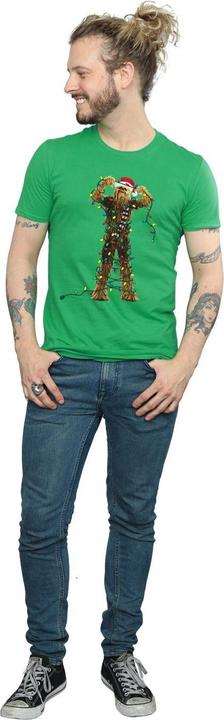 Produktbild Star Wars Chewbacca Christmas Lights TShirt (L)