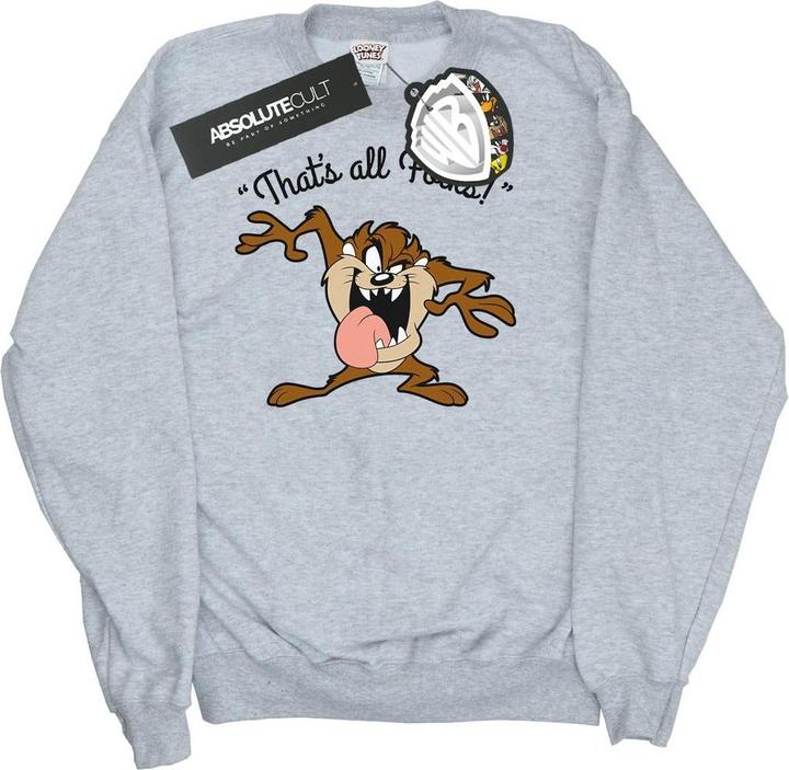Immagine prodotto Looney Tunes Taz That's All Folks Felpa Ragazze (140, 146)
