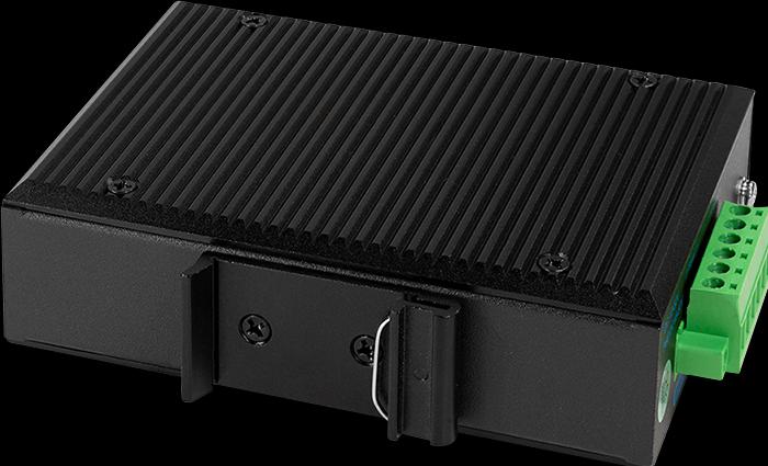 Produktbild LogiLink NS202 Industrieller Gigabit Ethernet Switch 5-Port 10/100/1000 Mbps Hutschienenmontage (5 Ports)
