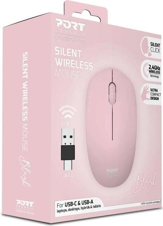 Produktbild Port Designs SILENT - Wireless Mouse (Kabellos)