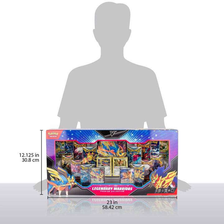 Actual product image Pokémon TCG: Legendary Warriors Premium Collection Box (English, Box Set & Collection)