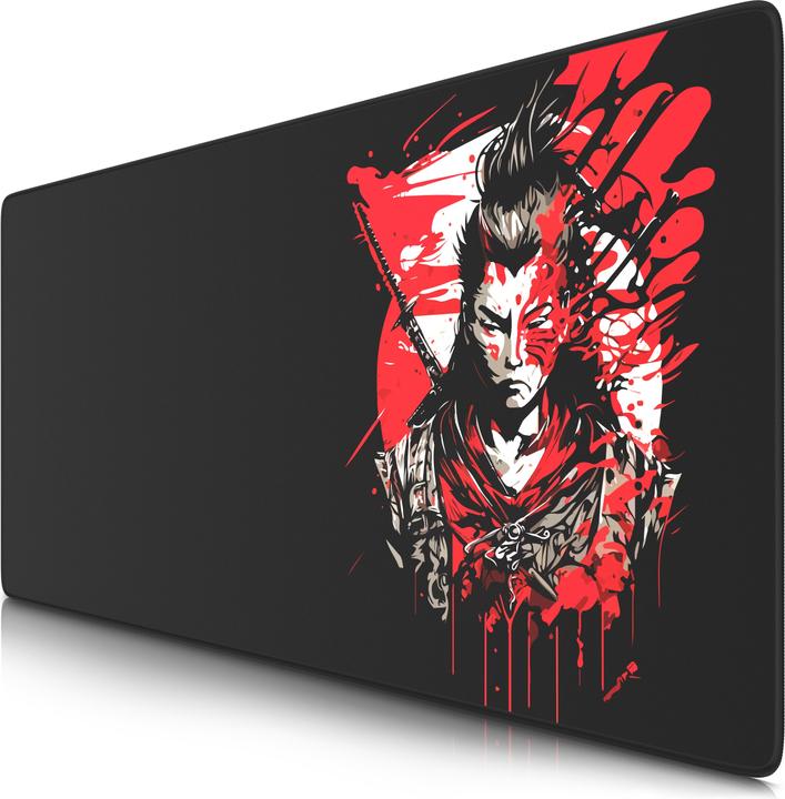 Produktbild Titanwolf Gaming Mauspad, 900 x 400mm XXL Speed Gaming Mausmatte, Mousepad Extragrosse Fläche, Samurai (XXL)