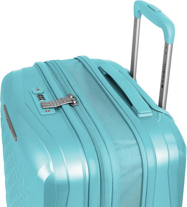 Actual product image Gabol Queens 4 wheel suitcase set 4-piece suitcase set with stretch fold (236 l, XL (from 140l))