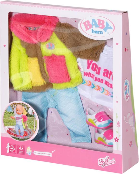 Image du produit Baby Born Manteau Deluxe Arc-en-ciel, 43cm