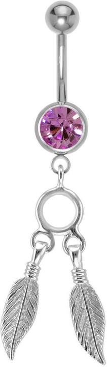 Image du produit Bijouteria Piercing nombril (Acier inoxydable, Laiton, Cristallin)