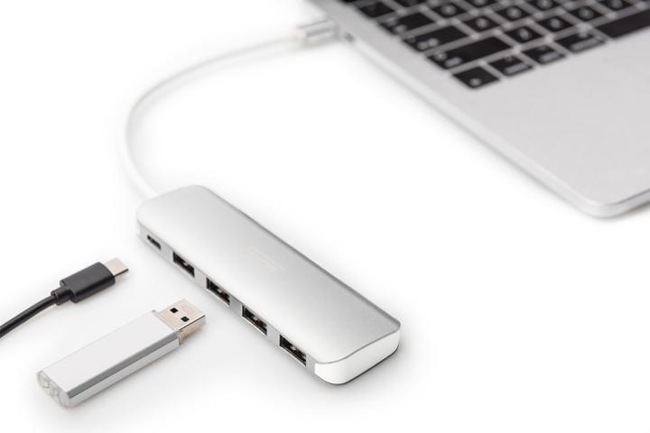 Actual product image Digitus USB-C Hub (USB-C, 4 Ports)