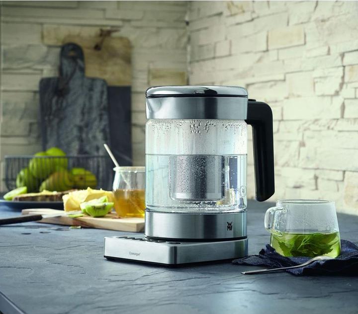 Produktbild WMF KÜCHENminis Reisewasserkocher kabellos / Glas-Wasserkocher klein 1l (1 l)
