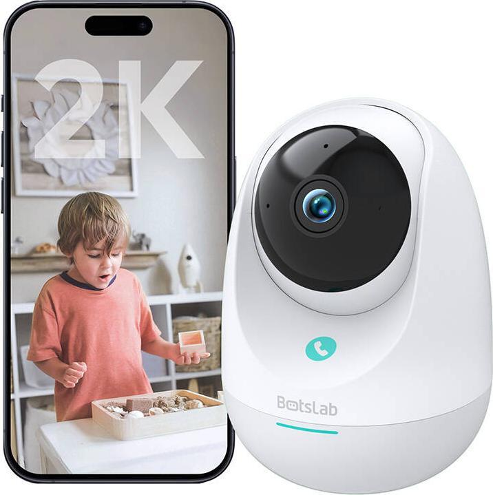 Image du produit Botslab Caméra WiFi d'intérieur 360° 2E Pro C213 3MP (2304 x 1296 Pixels)