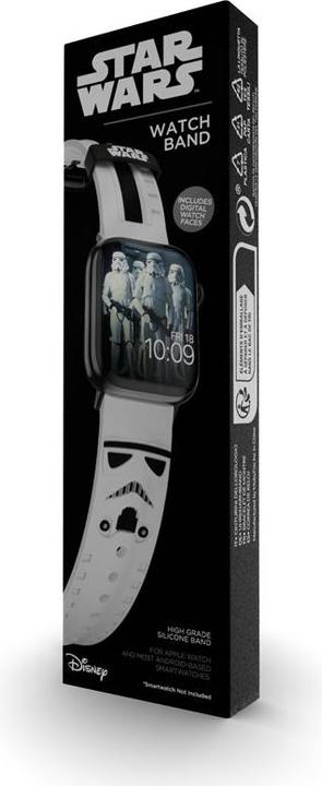 Produktbild Moby Fox Star Wars - Apple Watch Armband 38/40/41/42/44/45/49 mm (Stormtrooper 3D) (Silikon)