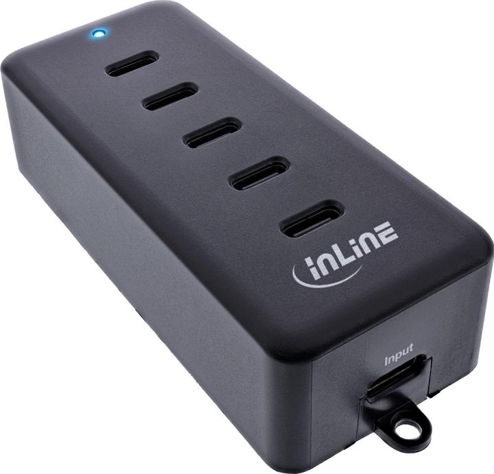 InLine Estensione USB-C, 5 porte, 100W (100 W)