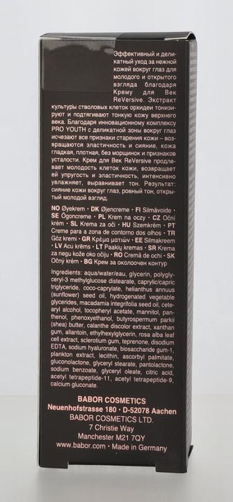 Produktbild Babor REVERSIVE - Pro Youth Eye Cream (Fluid, 15 ml, Tag + Nacht)
