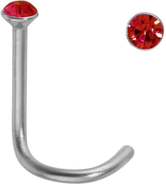 Bijouteria Nasenpiercing (Edelstahl, Kristall)