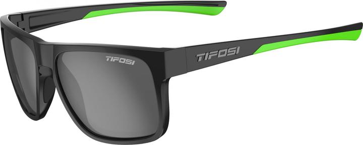 Actual product image MGA Tifosi Swick Poliarised Satin Black/New Lenses (1 Smoke Lens 15.4% Light Transmission) (new)
