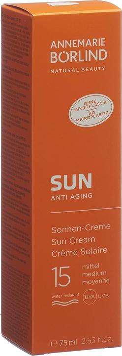Actual product image Annemarie Börlind Sun Cream SPF 15 (Suntan cream, SPF 15, 75 ml, 107 g)