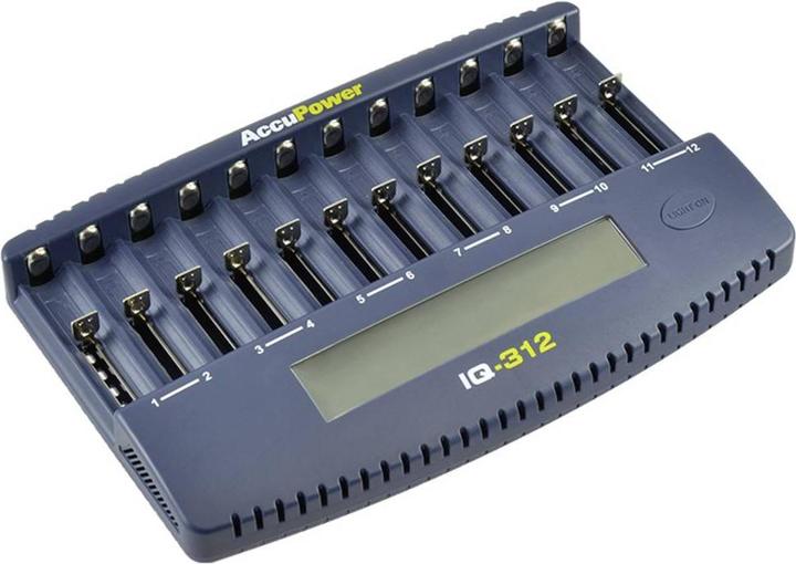 Produktbild AccuPower IQ312 (1 Stk., 10340, 10350, 10440, 10500, 12500, 12650, 13500, 13650, 14500, 14650, 16340, 16650, 17335, 17355, 17500, Ladegerät ohne Akku)