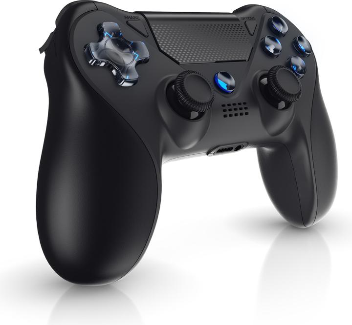 CSL Gaming controller, wireless gamepad for PS4, Playstation & Switch, Bluetooth & cable, touchpad (Switch, PS4)