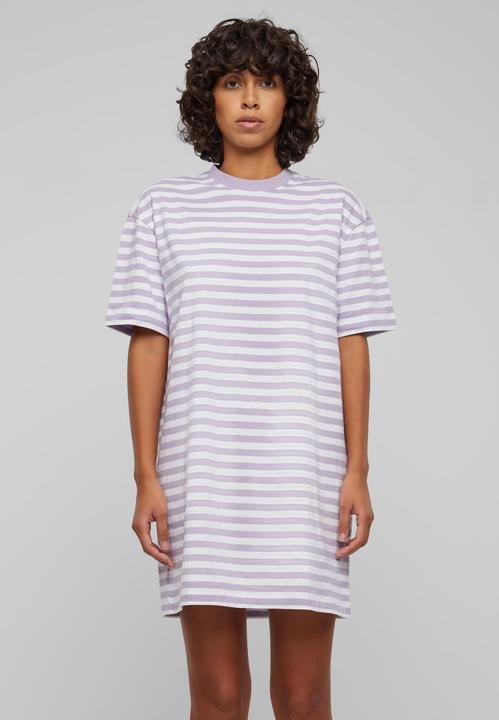 Actual product image Urban Classics Ladies Oversized Striped Tee Dress - 142655 (4XL)