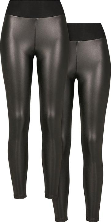 Immagine prodotto Urban Classics Ladies Faux Leather High Waist Leggings 2-Pack (M)