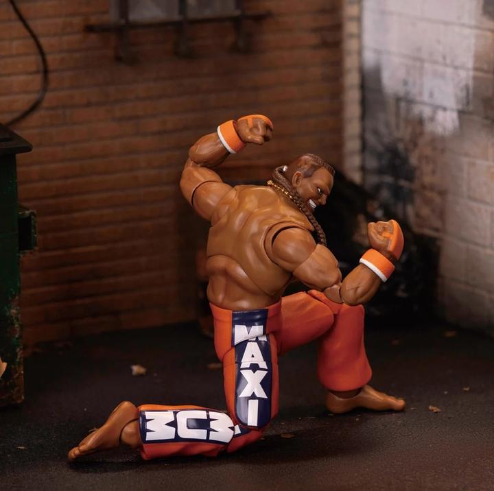 Actual product image Jada Street Fighter II Dee Jay 6" Figure
