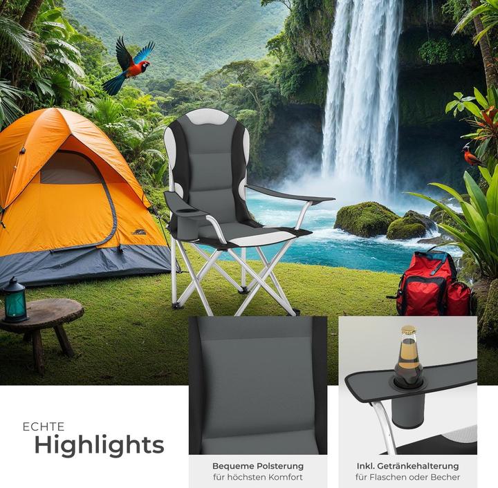 Produktbild tectake Campingstuhl