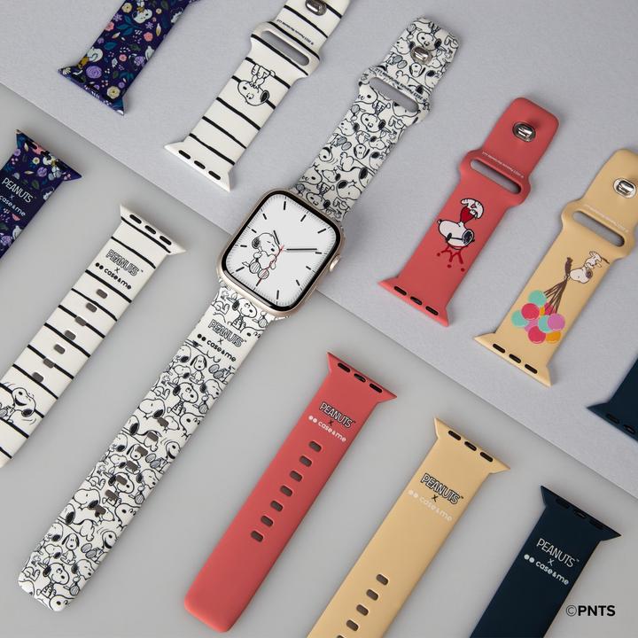 Immagine prodotto Caseme Cinturino per Apple Watch 42, 44, 45, 49 mm a tema Peanuts (42 mm, 44 mm, 45 mm, 49 mm, Silicone)