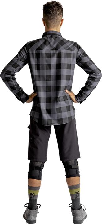 Produktbild iXS Carve Digger Shirt langärmlig - Grau/Schwarz (3XL)