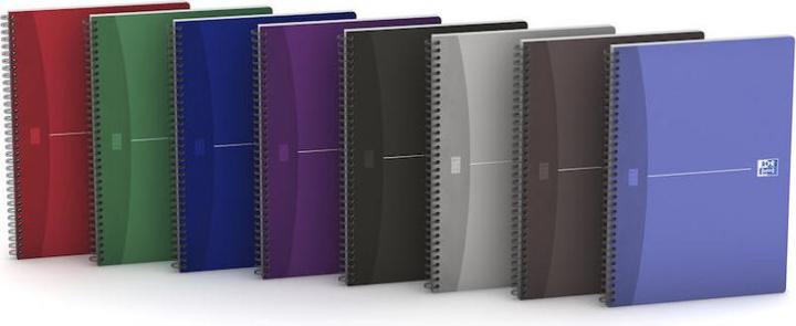 Produktbild Oxford Office Spiralbuch, DIN A4, kariert, 50 Blatt, Karton (A4, Kariert, Kein Einband)
