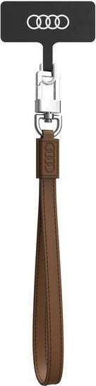 Produktbild Audi uniwersalna smycz do telefonu 28cm 10mm Leather brązowy/brown AU-HSLSL-GT/D1-BN