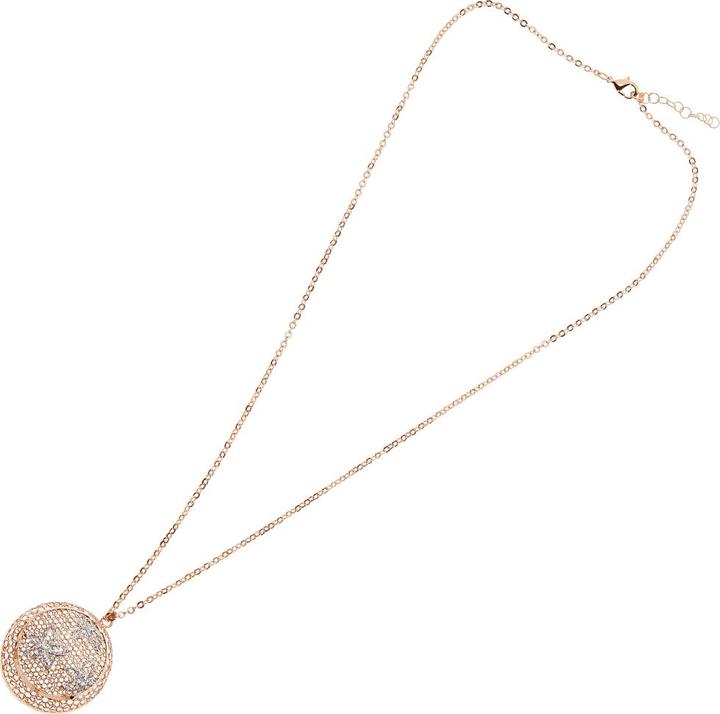 Ottaviani Bronze necklace with silver glitter (60 - 64 cm)