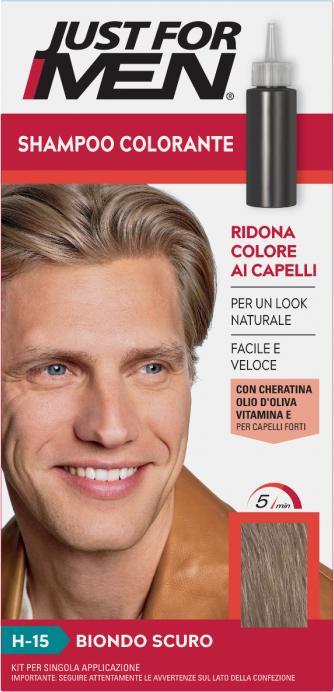 Image du produit Just For Men Shampooing coloré Dark Blonde H15 27.5ml (27.50 ml)