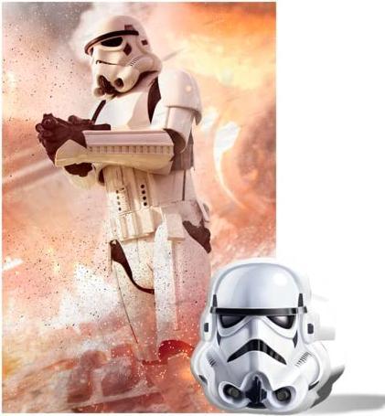 Actual product image Prime 3D Star Wars - Puzzle lenticulaire Stormtrooper avec boîte en métal 3D 300 pcs 46x31 cm (300 pieces)