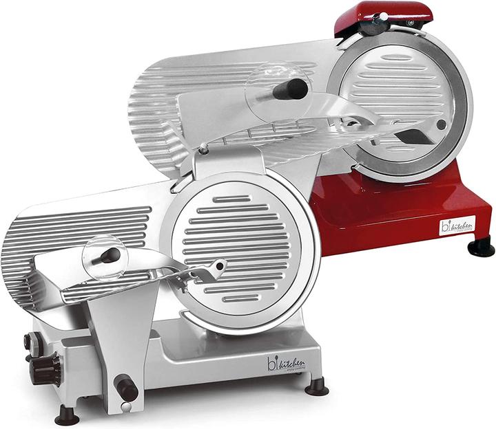 Produktbild BiKitchen Profi silber Aufschnittmaschine inkl. Schleifvorrichtung AS220