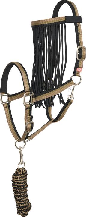 Produktbild Imperial Riding Set aus Nylonhalfter und Anbindeleine für Pferde mit Fliegenstirnband