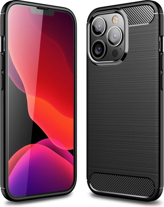 Produktbild Screenguard Carbon Brushed Soft TPU Case (Apple iPhone 13 Pro Max)