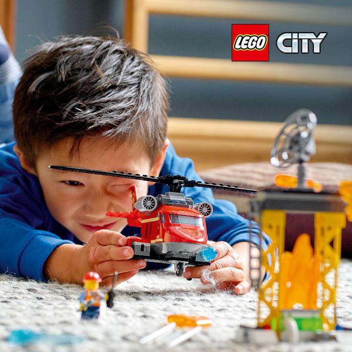 Produktbild LEGO Feuerwehrhubschrauber (60281, LEGO City)