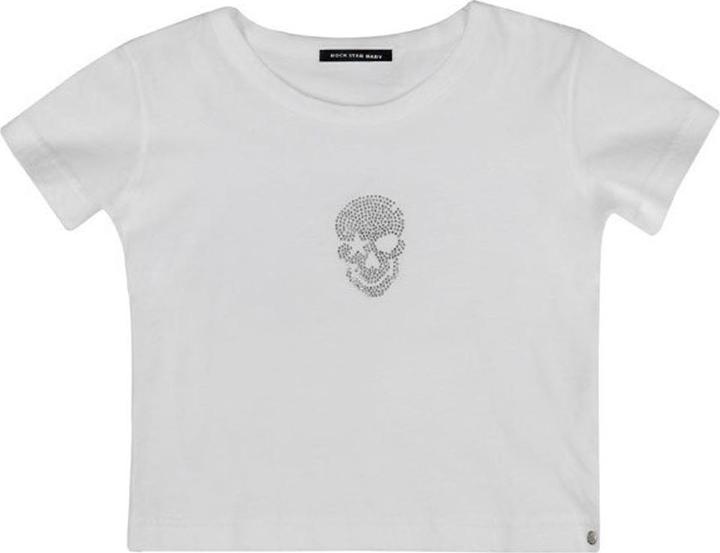 Rock Star Baby Baby-Shirts T-Shirt Stud Head - Weiss - (XL)