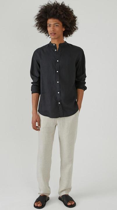 Produktbild La Redoute Collections Langärmeliges Hemd mit Stehkragen (L)