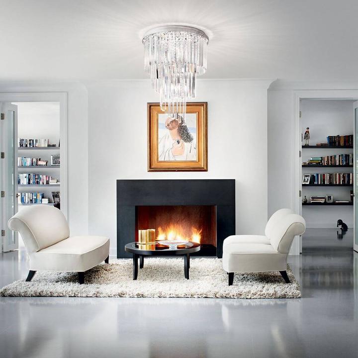 Actual product image Ideal lux CARLTON ceiling light E14 12-way ⌀500mm dimmable gold 213507 (E14)