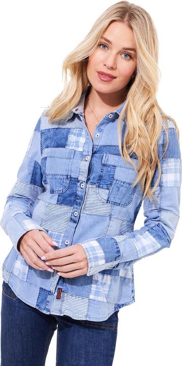 Actual product image Joe Browns Patchwork Denim Shirt (44)