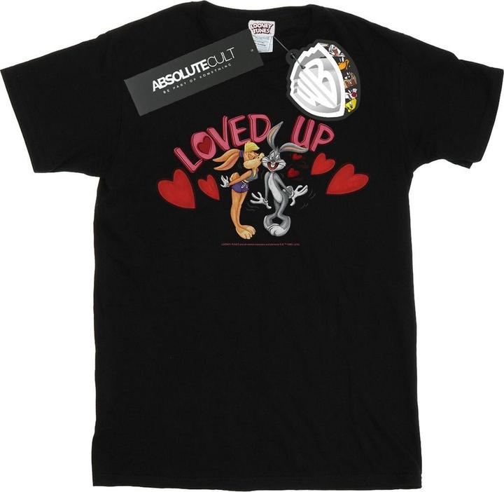 Actual product image Looney Tunes Mens Bugs Bunny And Lola Valentine's Day Loved Up T-Shirt (3XL)