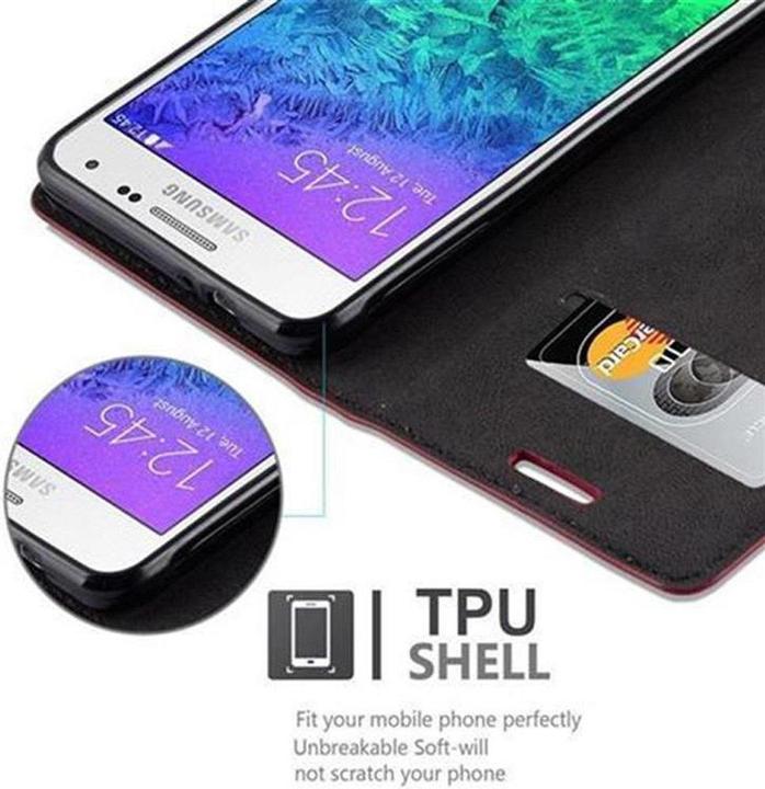 Productafbeelding Cadorabo Boek Onzichtbare Magneethoes (Samsung Galaxy Alpha)