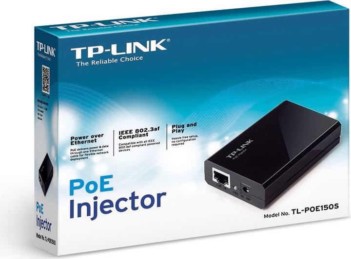Productafbeelding TP-Link Tl-Poe150s (802.3af (PoE), 15.40 W)