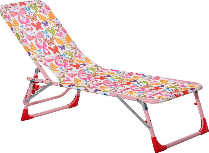 Produktbild Outsunny Kinder Gartenliege klappbar (118 cm)