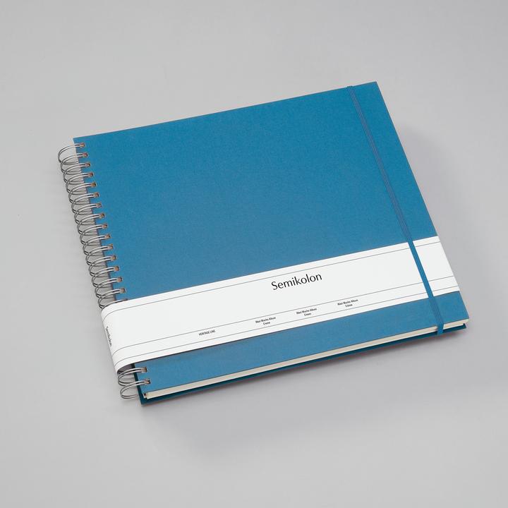 Produktbild Semikolon Fotoalbum Maxi Mucho Blau, Cremefarbige Seiten (10 x 15 cm, 9 x 13 cm)