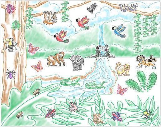 Actual product image Melissa & Doug Rain Forest