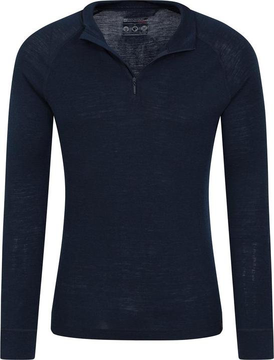 Actual product image Mountain Warehouse Mens Merino Wool Base Layer Top (Pack of 2) (XXL)