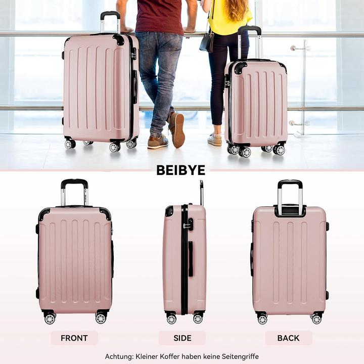 Immagine prodotto Beibye Reisekoffer mit Zwillingsrollen (110 l, L (90 - 115l))