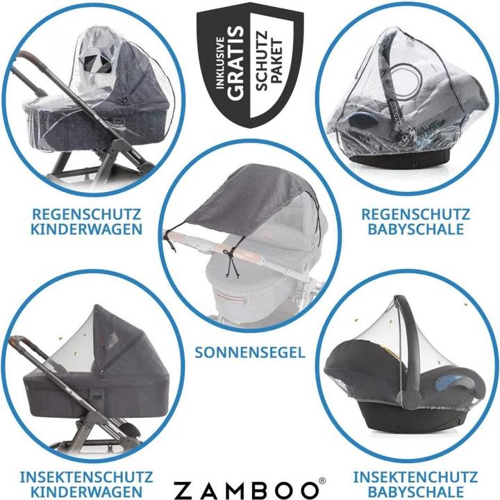 Produktbild ABC Design 3in1 Kinderwagen-Set Samba - inkl. Babywanne