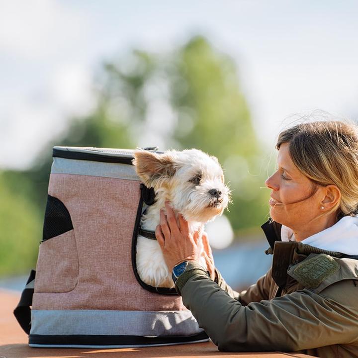 Image du produit Nobby Sac à dos Plata (vieux rose-gris) (Chien, Chat, Réflecteurs, Respirant)